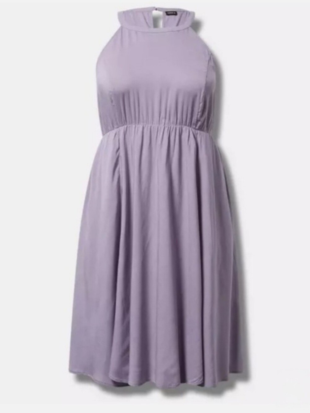 TORRID Purple A-Line Challis Midi Dress Lavender Purple Wedding Plus Size 3X